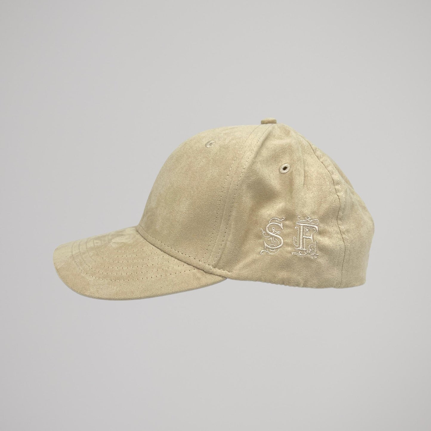 Cappellino Scamosciato Beige