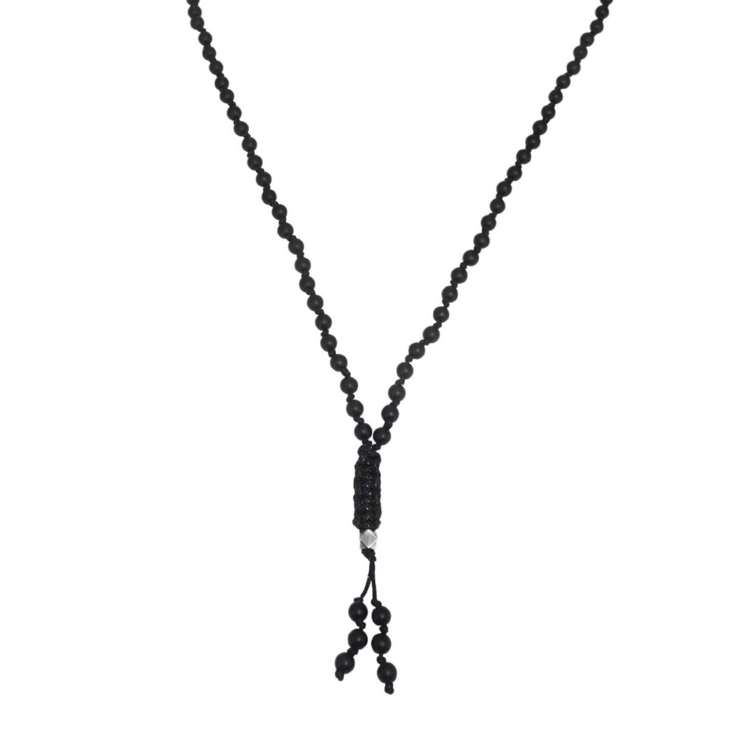 Collana Onice Nero Opaco