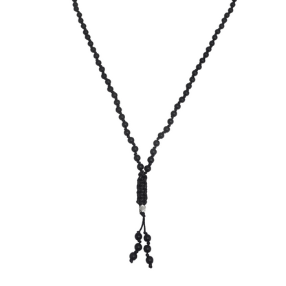 Collana Onice Nero Opaco