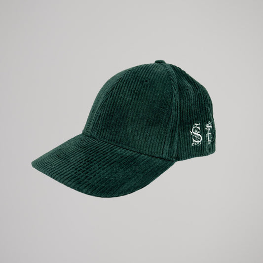 Cappellino Velluto a Coste Verde