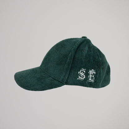 Cappellino Velluto a Coste Verde