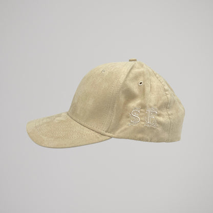 Cappellino Scamosciato Beige